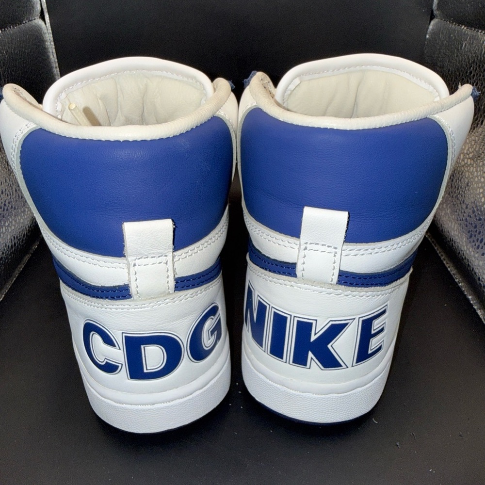Size 6.5 - Comme des Garçons Homme Plus x Nike Terminator High Navy, FD4159-100 - Picture 3 of 11
